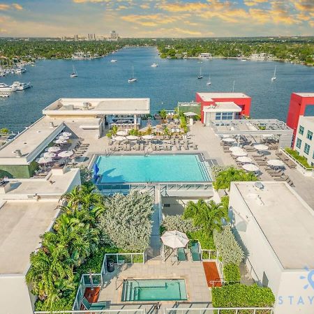 Rooftop Pool & Hot Tub - Gym - Hollywood Beach Buitenkant foto