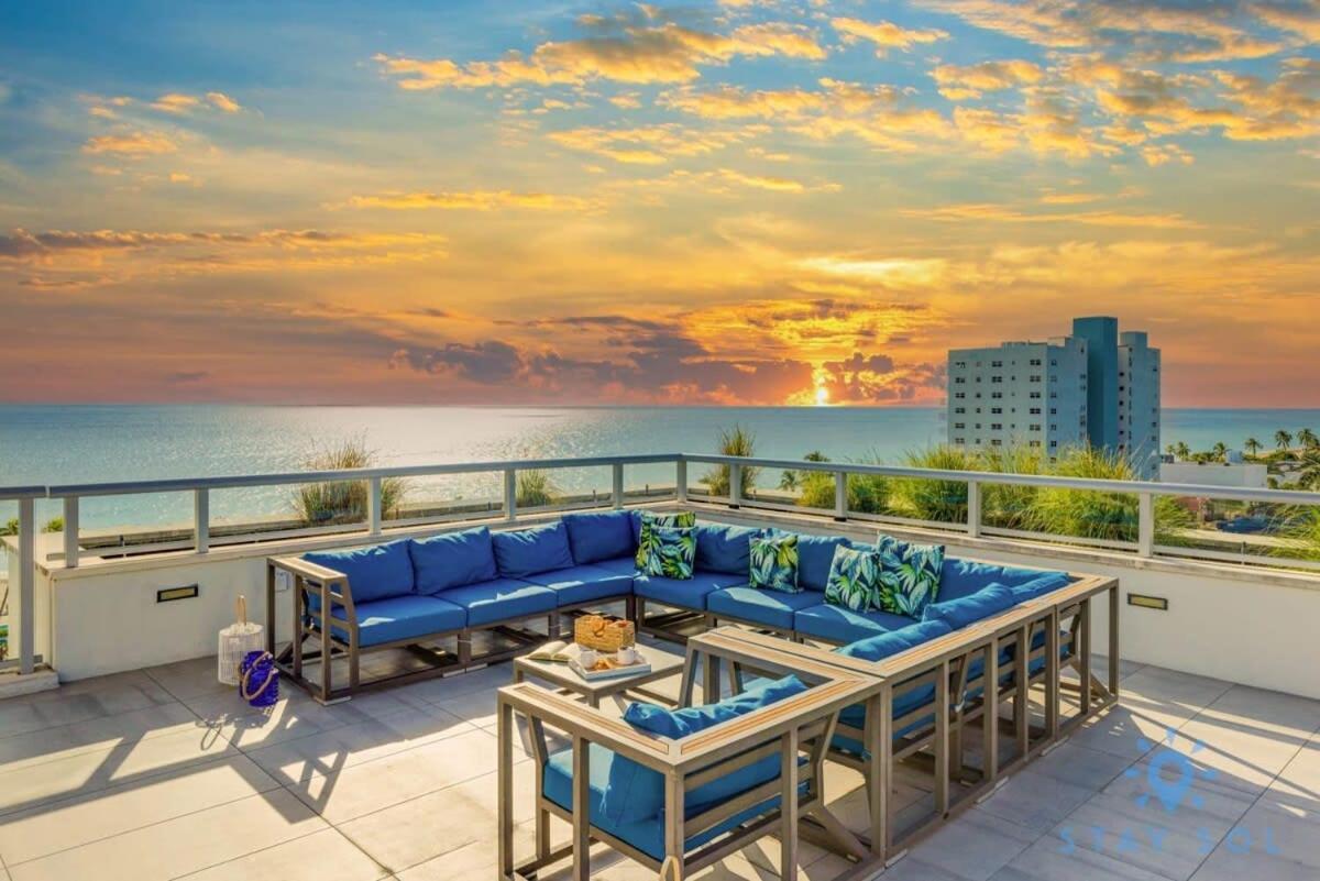 Rooftop Pool & Hot Tub - Gym - Hollywood Beach Buitenkant foto