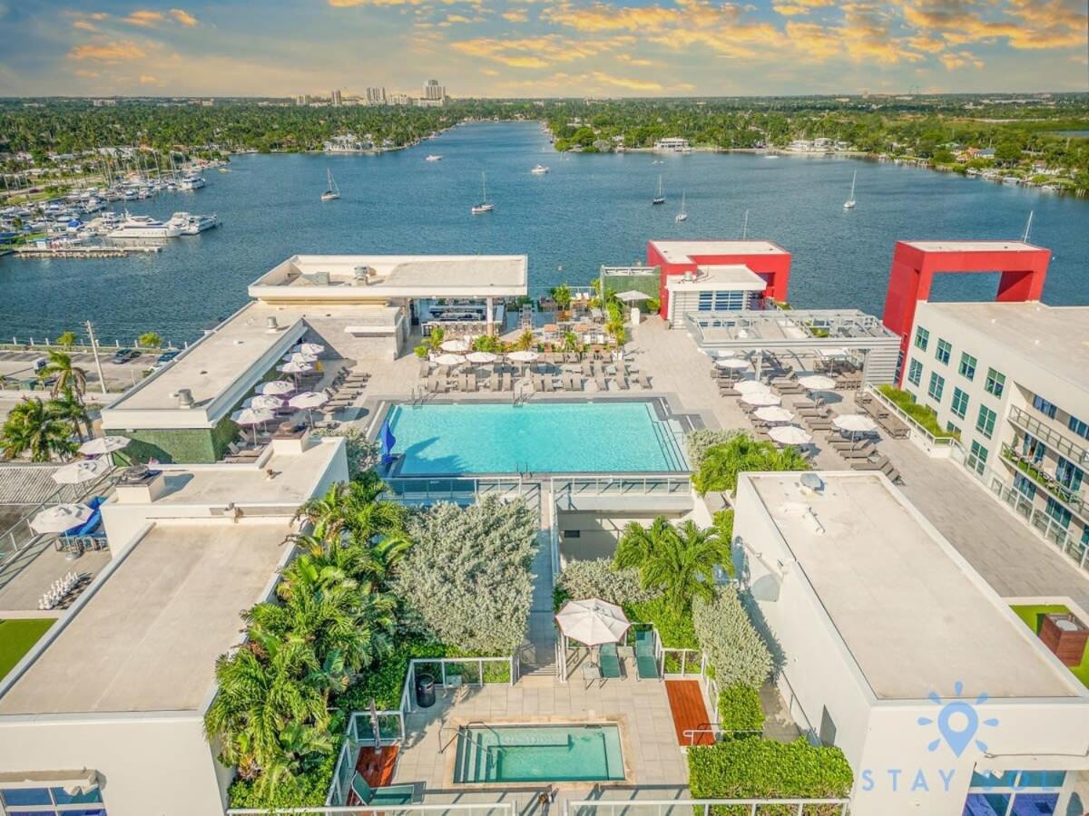 Rooftop Pool & Hot Tub - Gym - Hollywood Beach Buitenkant foto