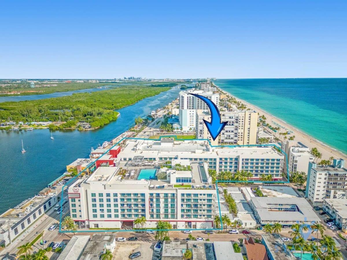 Rooftop Pool & Hot Tub - Gym - Hollywood Beach Buitenkant foto