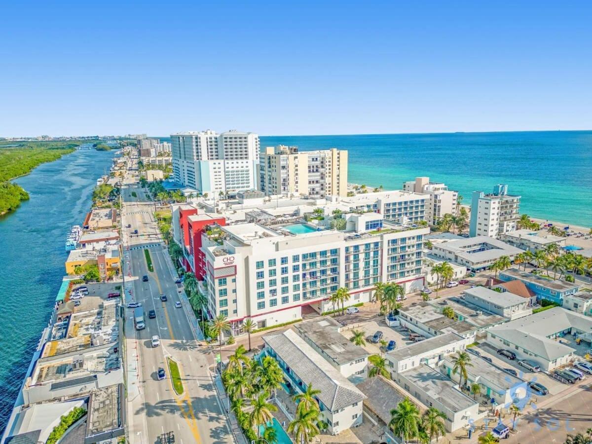 Rooftop Pool & Hot Tub - Gym - Hollywood Beach Buitenkant foto