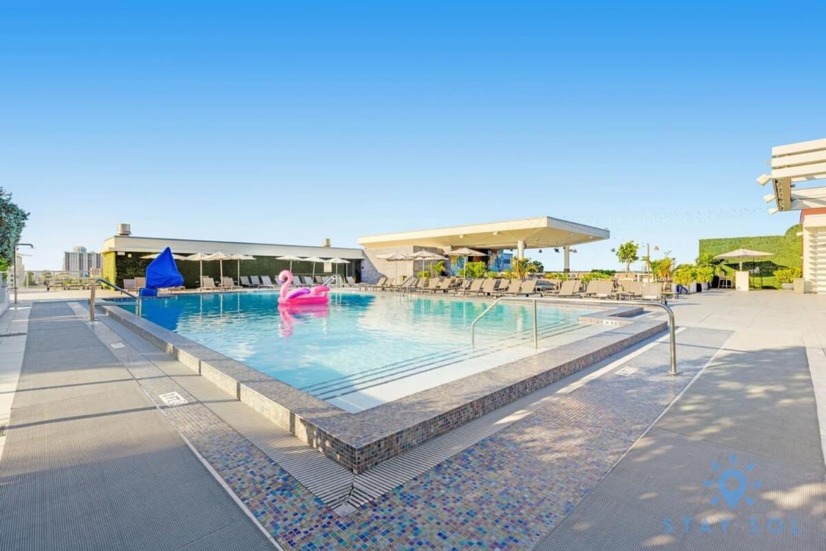 Rooftop Pool & Hot Tub - Gym - Hollywood Beach Buitenkant foto