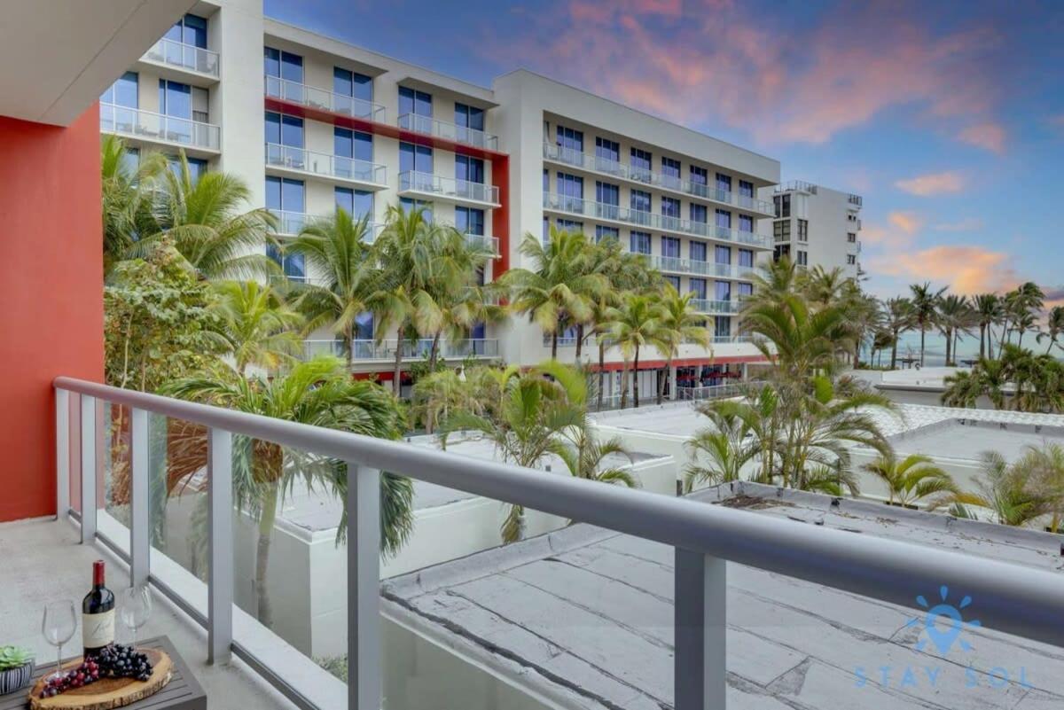 Rooftop Pool & Hot Tub - Gym - Hollywood Beach Buitenkant foto